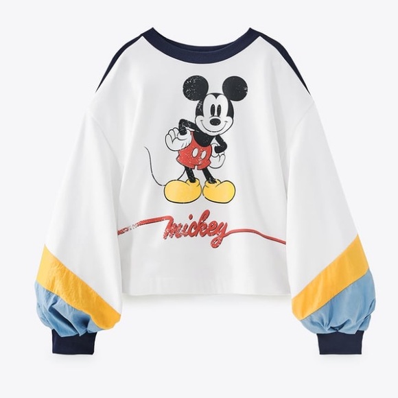 Zara Mickey Sweatshirt 2025 | www.torneigdhistorics.cat